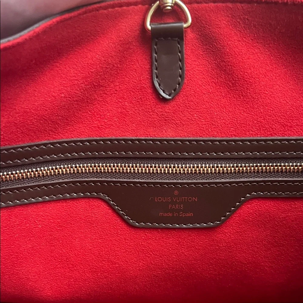 Louis Vuitton Dark Brown Checkered Tote